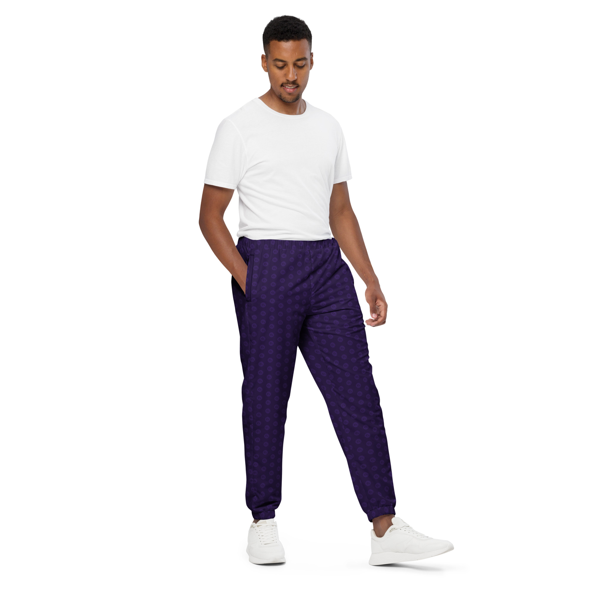 Purple pattern - Unisex track pants